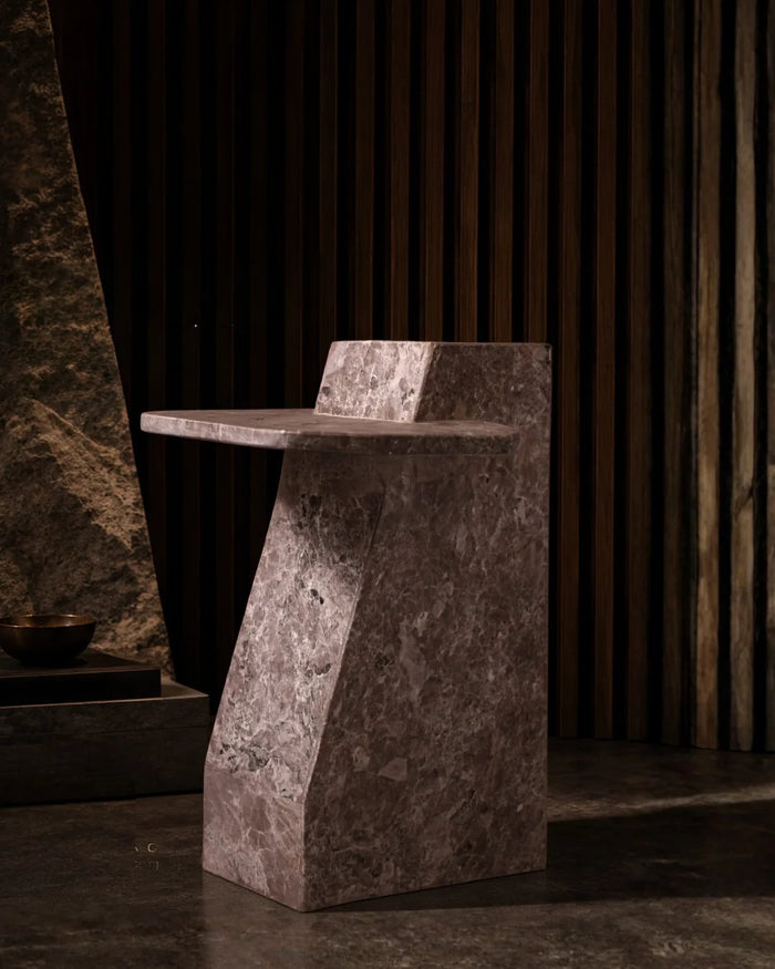 AUREMAR Phorro side table in Tandra Grey